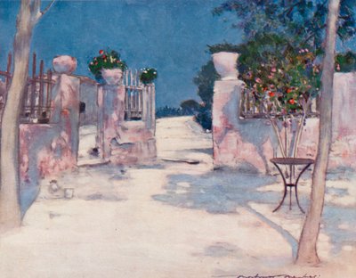 Un jardin, Athènes - Mortimer Ludington Menpes